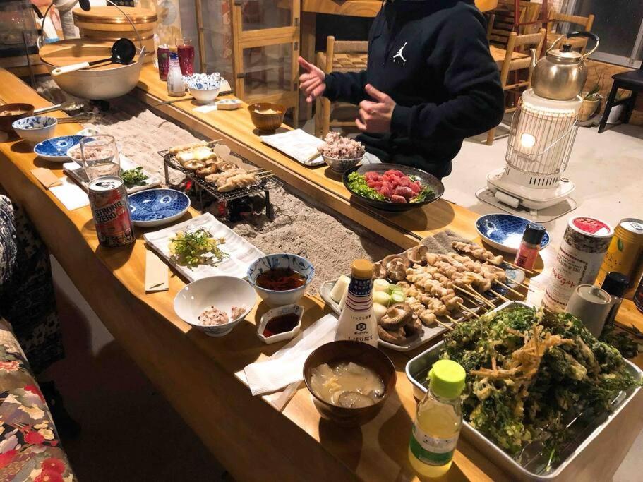 ゲストハウス+カフェわ　１日１組限定！ 築１００年の農家の古民家で宿泊体験、薪でお風呂沸かせます。焚き火もできます。 Kannami Ngoại thất bức ảnh