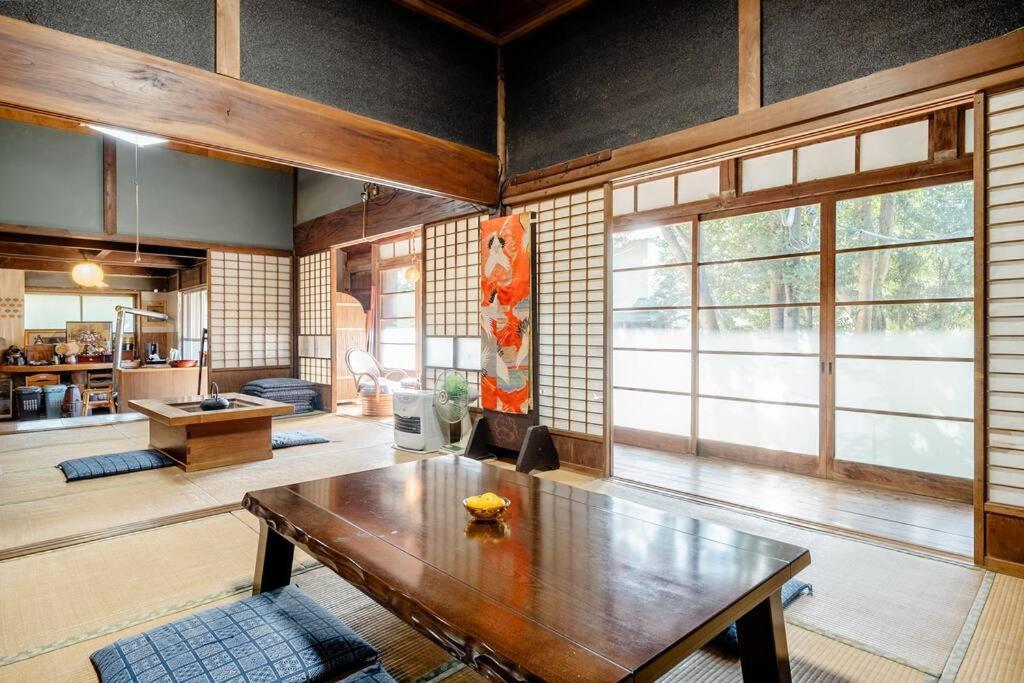 ゲストハウス+カフェわ　１日１組限定！ 築１００年の農家の古民家で宿泊体験、薪でお風呂沸かせます。焚き火もできます。 Kannami Ngoại thất bức ảnh